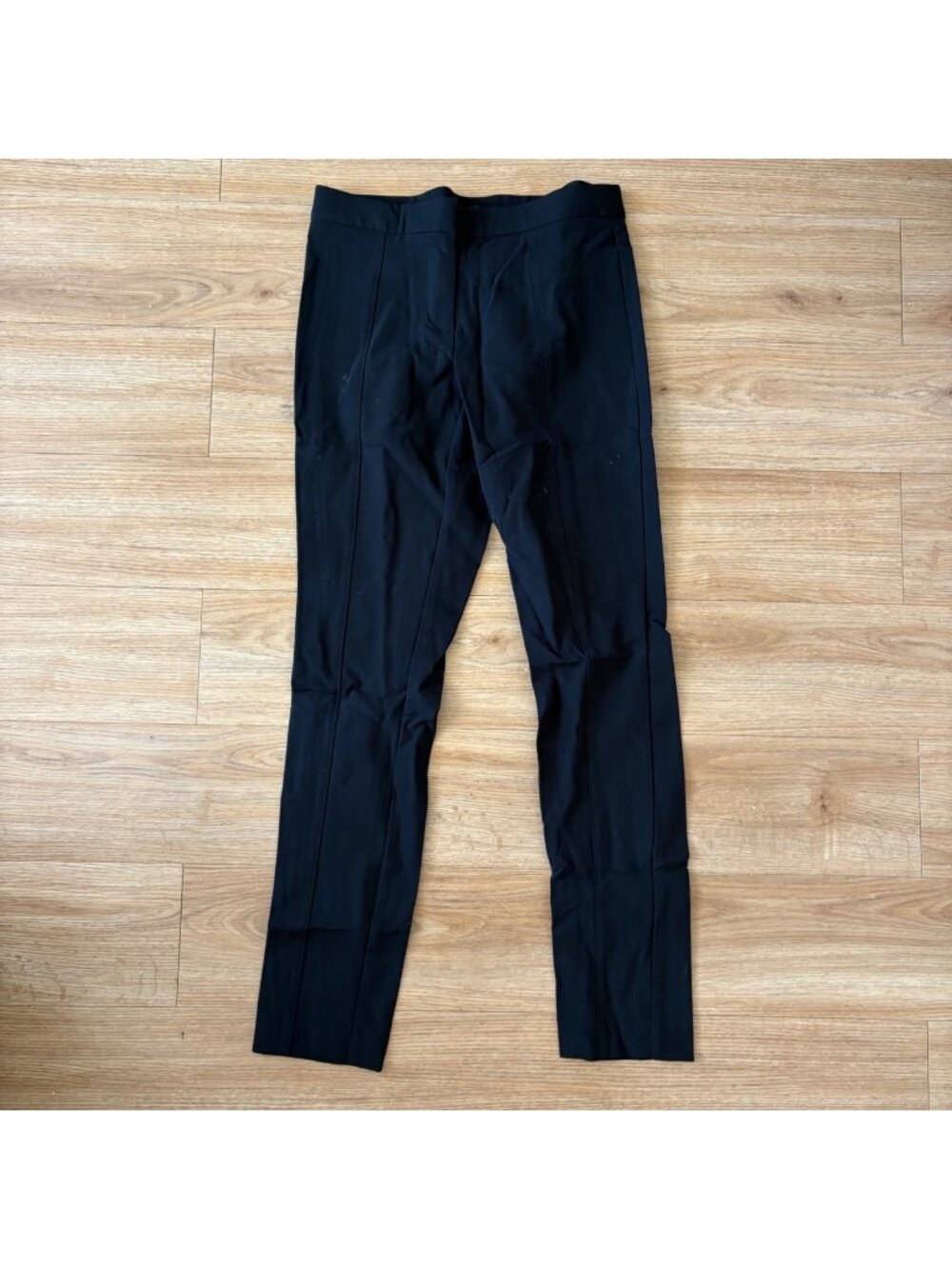 Amanda + Chelsea Mid Rise Skinny Ankle Stretch Trouser Black Black Women’s Sz 4